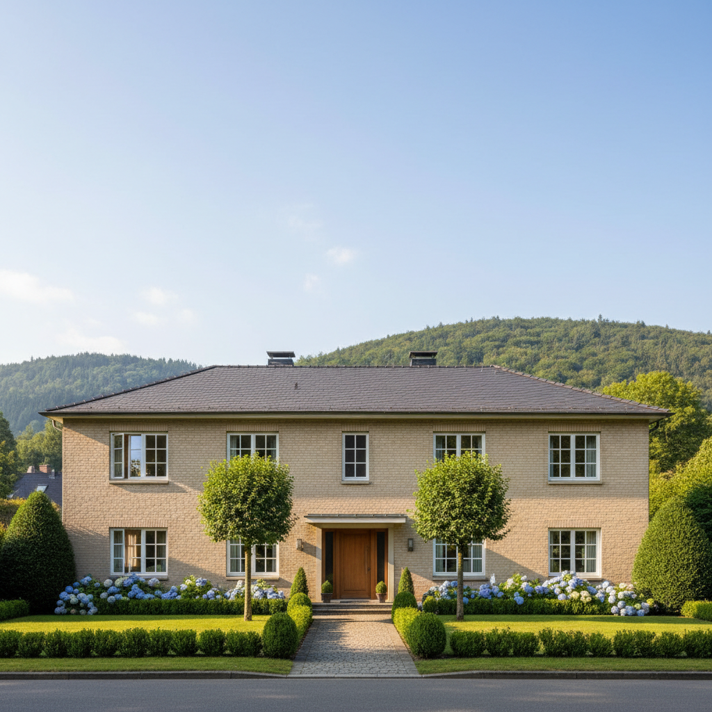 Ein Einfamilienhaus älteren Datums in sehr gutem Zustand.